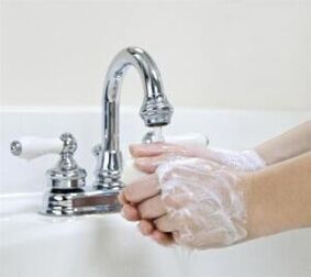 Prevent worm infection by washing your hands